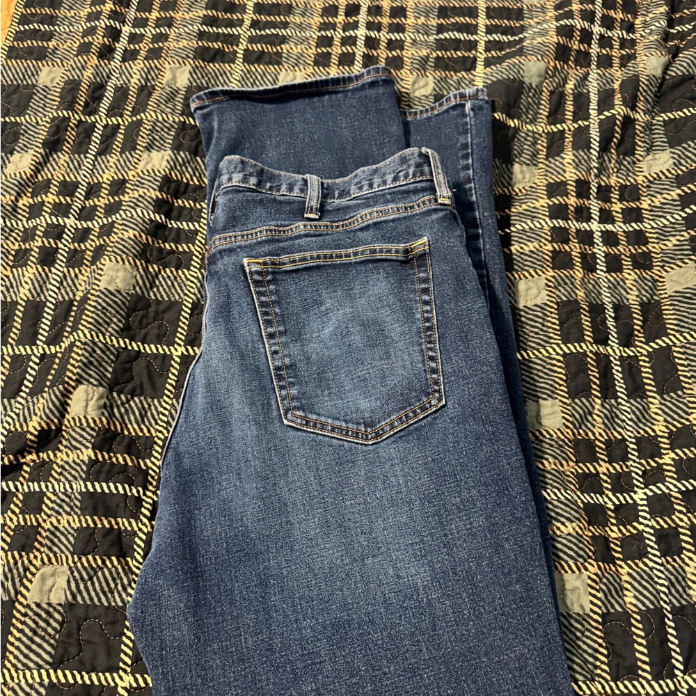 Old Navy Dark Blue Straight Jeans